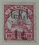 Stamp: Samoan One Penny