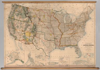 Department Of The Interior, General Land Office, Fred Dennett, Commissioner. United States Including Territories and Insular Possessions Showing the Extent of Public Surveys. Indian, Military And Forest Reservations, Railroads, Canals, National Parks And Other Details. Compiled Under The Direction Of L.P. Berthrong, Chief Of Drafting Division. 1913. M. Hendges, Draughtsman. The Sackett & Wilhelms Co.: New York. Engraved By R.F. Bartle & Co. Washington, D.C. (with) twelve inset maps listed in Notes.