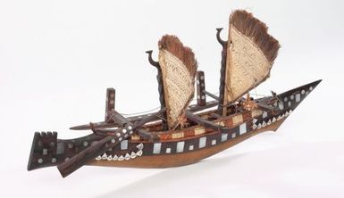 vaka (model outrigger canoe)