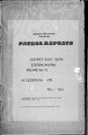 Patrol Reports. East Sepik District, Maprik, 1964 - 1965