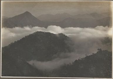 Views from Dilava Mission Station [mountains with cloud] Frank Hurley