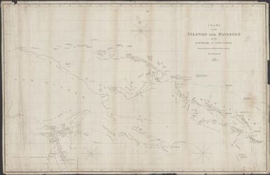Chart of the islands and passages to the eastward of New Guinea : constructed from original documents / by A. Arrowsmith ; Jones Sculp