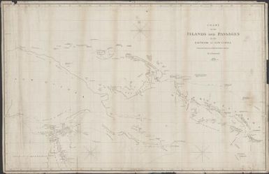 Chart of the islands and passages to the eastward of New Guinea : constructed from original documents / by A. Arrowsmith ; Jones Sculp
