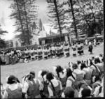 Lakalaka in front of royal dais, Pangai mala'[e