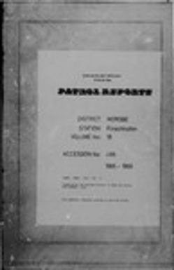 Patrol Reports. Morobe District, Finschhafen, 1965 - 1966