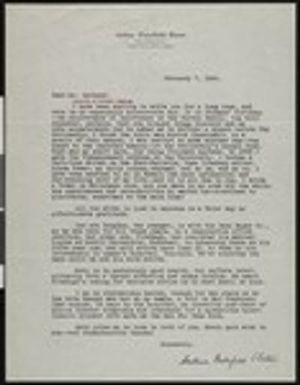 Arthur Wakefield Slaten, letter, 1940-02-07, to Hamlin Garland