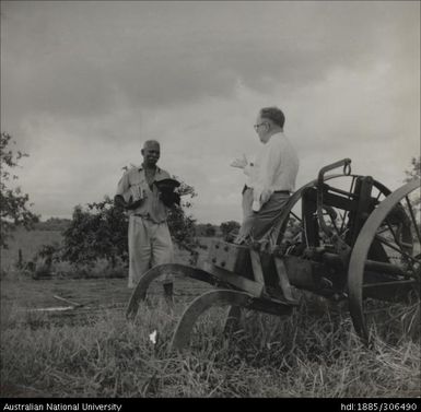 Field Officer and farmer