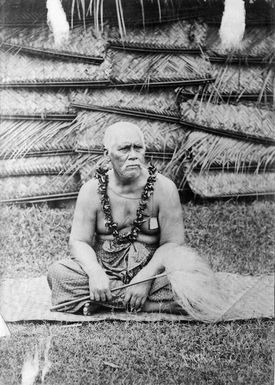 Samoan talking chief Mataafa