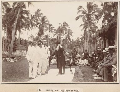 C.H. Mills and King Togia, Niue, 1903