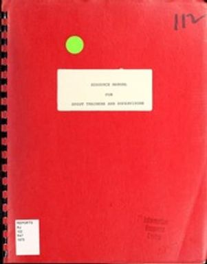 Resource manual for EPSDT trainers and supervisors