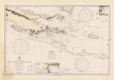 Orangerie Bay to Bramble Haven, Papua, southeast coast, New Guinea, South Pacific Ocean : from British surveys between 1850 and 1886 / Hydrographic Office, U.S. Navy