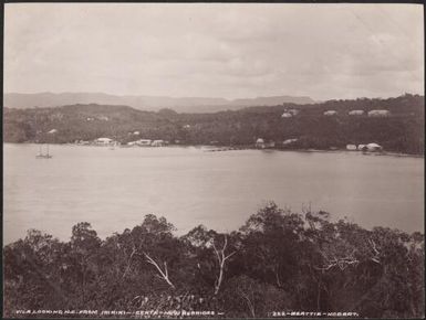 Vila Harbour, viewed from Iririki, Efate, New Hebrides, 1906 / J.W. Beattie