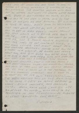 [Letter from Cornelia Yerkes, January 26, 1946]