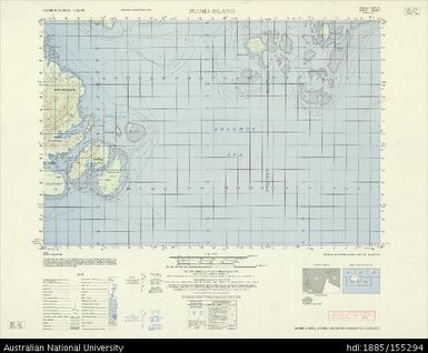 Solomon Islands, Shortland Islands, Munia Island, Series: X713, Sheet 6936 I, 1967, 1:50 000