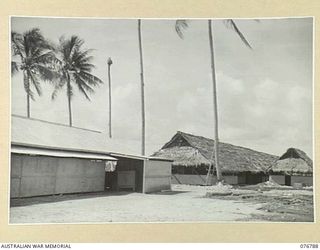 MADANG, NEW GUINEA. 1944-10-31. WARDROOM AND OFFICES OF THE RAN ADMINISTRATION STAFF