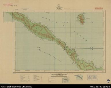 Papua New Guinea, New Ireland, Namatanai, 4 Mile Strategic series, 1943, 1:253 440