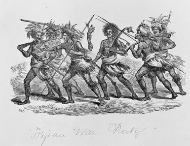 Fijian war party / O.R.C. ; R. Bruce