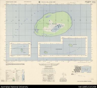 Papua New Guinea, Admiralty Islands, Tong Island NW, Series: AMS T893, Sheet 3750 I NW, 1:25 000, 1958