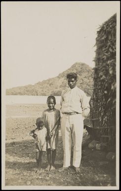 Group on Beqa Island, Fiji, 1929