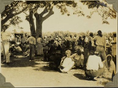 Indian bazaar, Fiji, 1928