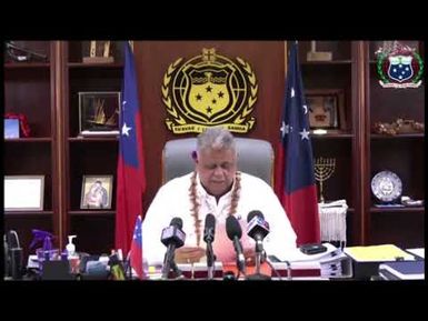 Feiloa'iga 'a le Palemia Hon. La'aulialemalietoa Polata'ivao Fosi Schmidt & Media - 14 JAN 2026