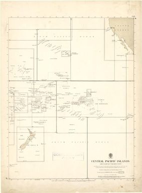 Central Pacific Islands : index to Admiralty charts published / Hydrographic Office