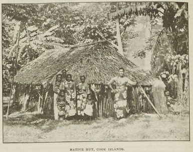 Native hut, Cook Islands