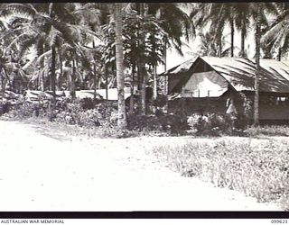 LAE, NEW GUINEA, 1946-01-09. THE ADMINISTRATIVE BUILDINGS OF THE AUSTRALIAN ARMY CANTEENS SERVICE BULK STORES