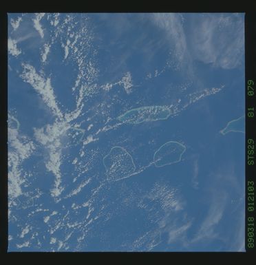 S29-81-079 - STS-029 - STS-29 earth observations