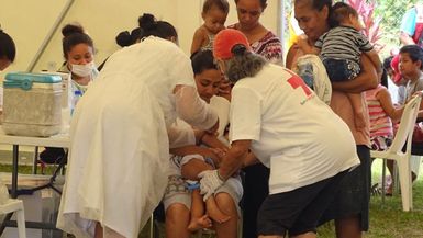 Measles vaccinations step up in Samoa as deaths continue