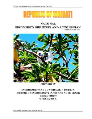 Kiribati National Biodiversity Strategies and Action Plan 2005