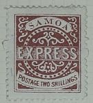 Stamp: Samoan Two Shillings