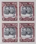 Stamps: Cook Islands Two Shillings