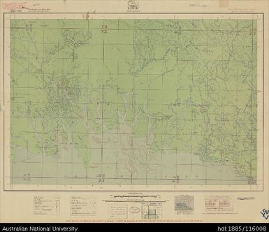 Papua New Guinea, Southern New Guinea, Kikori, 4 Mile Strategic series, 1942, 1:253 440