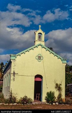 New Caledonia - Church opposite Cultural Centre