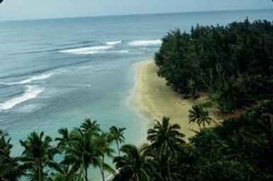 [Haena State Park Beach From Above]