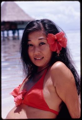 Woman at the beach