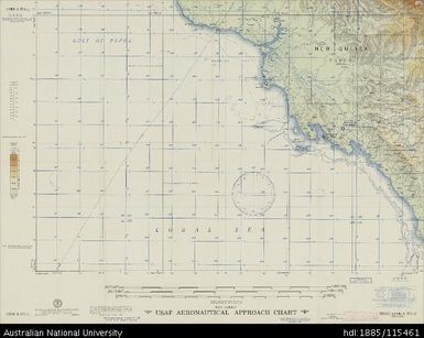 Papua New Guinea, New Guinea, Hisiu, Aeronautical Approach Chart Series, Sheet 1096 A-IV-G, 1957, 1:250 000