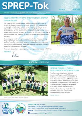 SPREP-Tok : Issue 45. June, 2018.