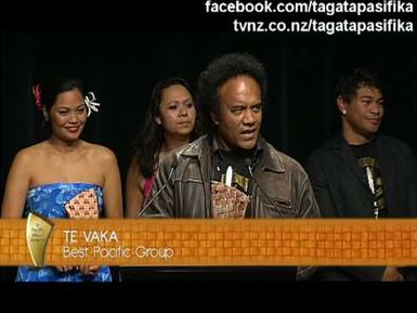 Te Vaka win best pacific group 2010 S3 Pacific Music Awards Tagata Pasifika
