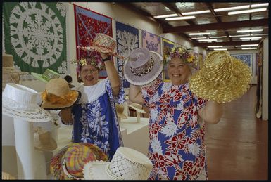 Jasmine Underhill and Vaine Ngaro, members of Porirua Cook Islands Women’s Community Group