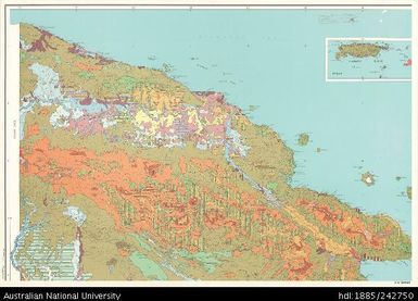 Papua New Guinea, Vegetation of Papua New Guinea, NW Sheet, CSIRO Research Series No. 35, 1975, 1:1 000 000