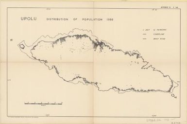 Upolu : distribution of population 1956