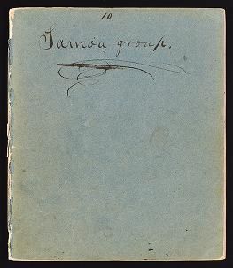 Original notebook of the botanist, volume 10, Samoa Islands group