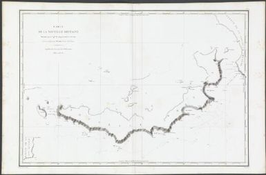 Voyage de la corvette l'Astrolabe : exécuté par ordre du roi, pendant les annees 1826, 1827, 1828, 1829, sous le commandement de M. J. Dumont D'Urville, capitaine de vaisseau.: Carte de la Nouvelle Bretagne