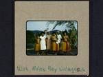 Kathleen Vellacott-Jones with Milne Bay villagers