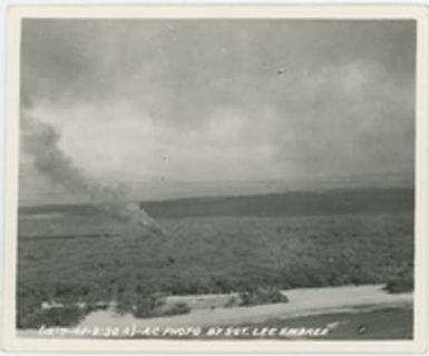 [Aichi D3A Vals in flight above smoke near Pearl Harbor]