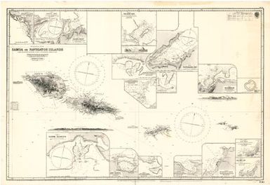 Samoa or Navigator Islands, South Pacific Ocean / from the German and United States government charts to 1929