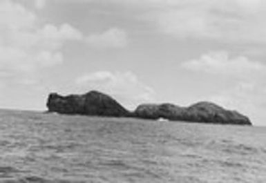 Necker Island (Mokumanamana), Hawaiian Islands, as seen from R/V Horizon