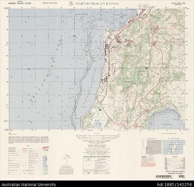 Mariana Islands, Saipan, North Chalan Kanoa, Series: AMS W843, Sheet 3367 l SW, 1957, 1:25 000